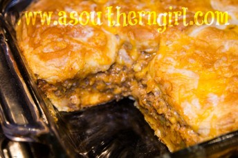 beef and biscuit casserole