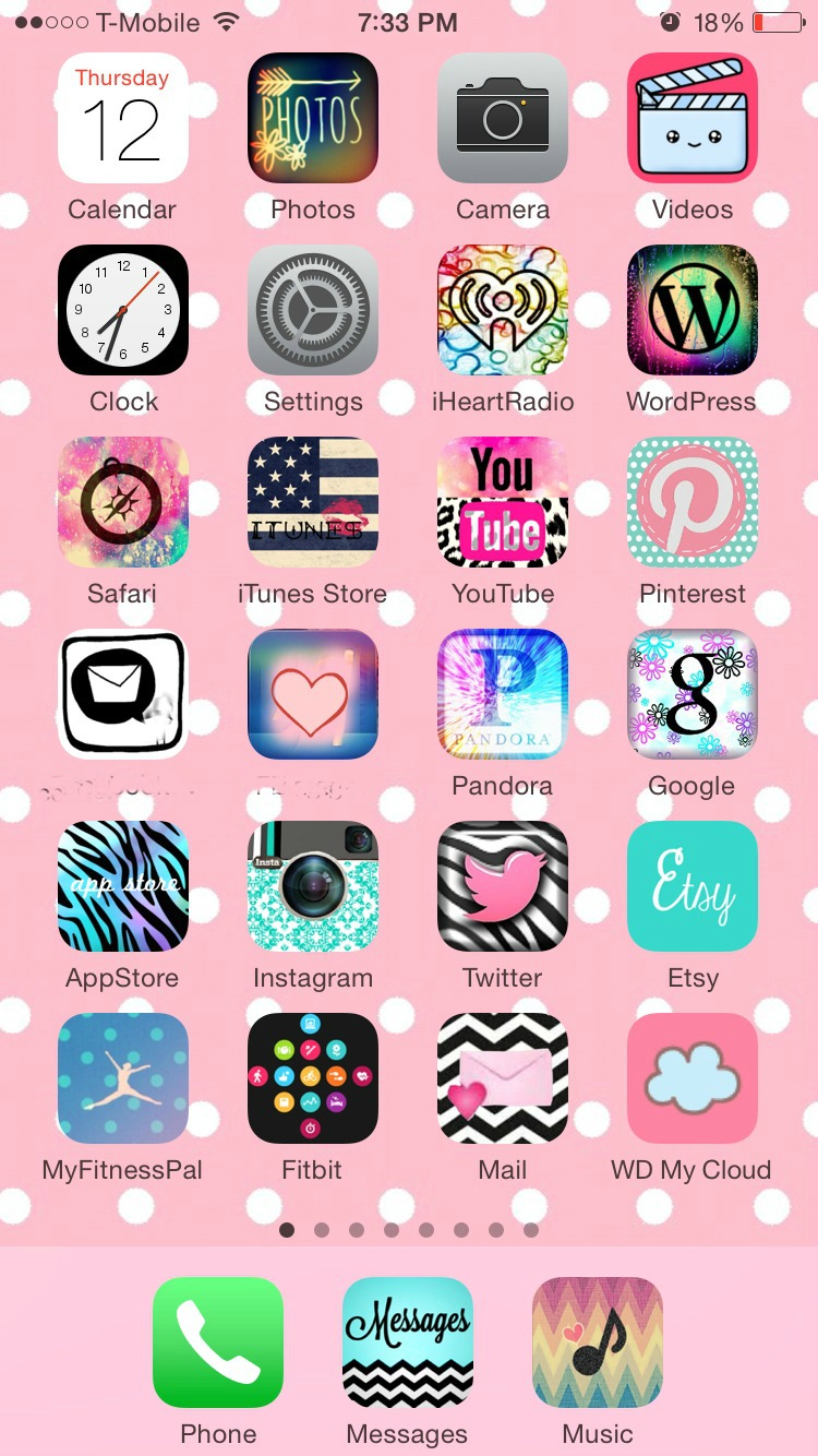How to get cute icon designs on your iPhone… tutorial w/photos.